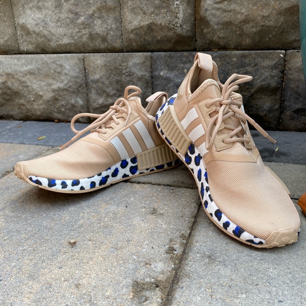 Adidas leopard print sneaker, trainer, running shoe